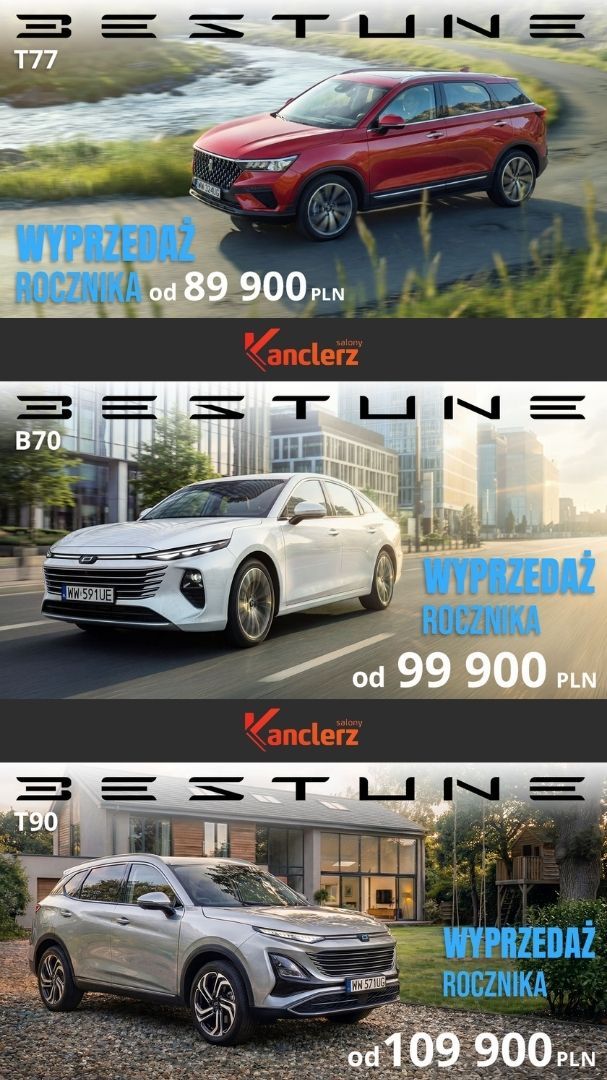 Umów się na jazdę testową nowym BESTUNE