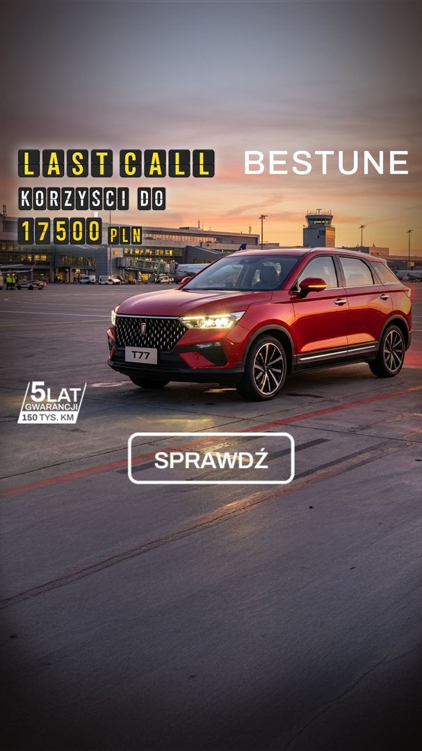 Umów się na jazdę testową nowym BESTUNE