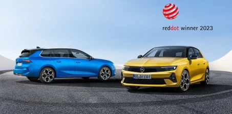 Opel Astra zdobywa nagrodę Red Dot Award 2023