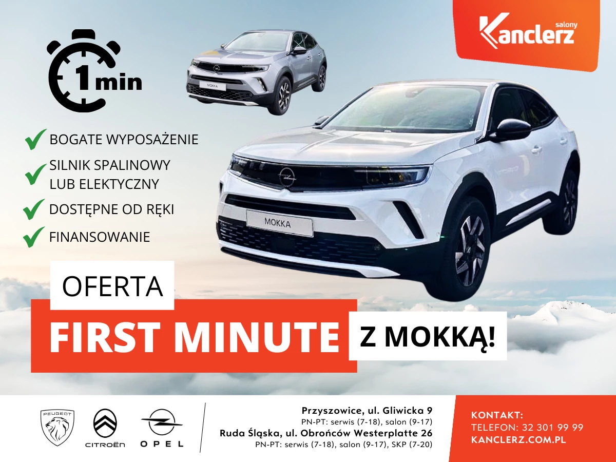 Opel Mokka - oferta First Minute!