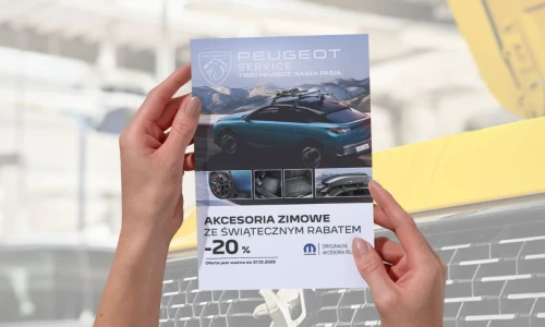 Do -20% rabatu na AKCESORIA ZIMOWE PEUGEOT